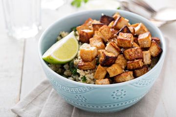 Cauliflower Rice Stir-fry with Tofu